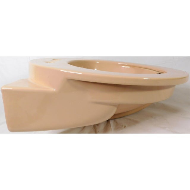 1970s 1970s Vintage Crane Vitreous China "Sun Tan" Drop-in Bathroom Sink For Sale - Image 5 of 15