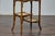 Brown English 1920s Bamboo and Woven Rattan Side Table with Sectioned Shelves For Sale - Image 8 of 12