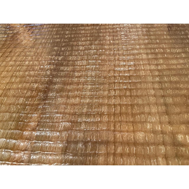 Andrianna Shamaris Impressive Hand Carved Teak Wood Dining Table or Console For Sale - Image 13 of 18