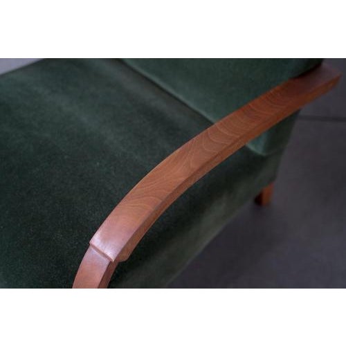 Lounge Chairs in Green Mohair, 1930s, Set of 2 For Sale - Image 6 of 12