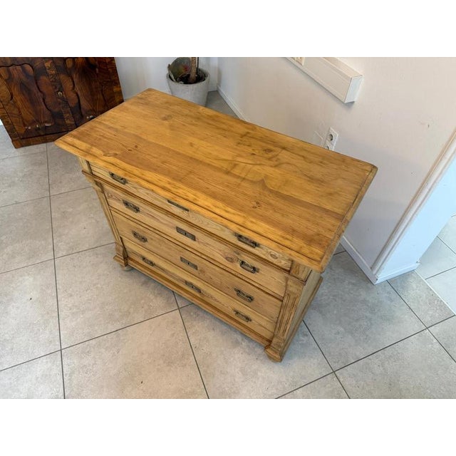 Antique Gründerzeit Chest of Drawers in Softwood For Sale - Image 9 of 11