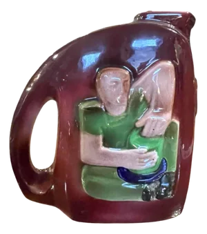 Ceramic Pitcher by Rene Boschmans for Coceram, 1950s