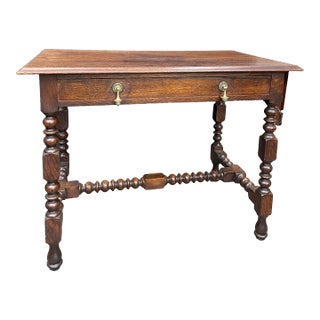 English Oak Writing Desk For Sale