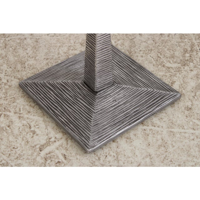 Metal Maitland Smith Hm1011 Taper Accent Table For Sale - Image 7 of 12