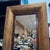 Wood Lacquered Rattan Floor Mirror, Antique For Sale - Image 7 of 12