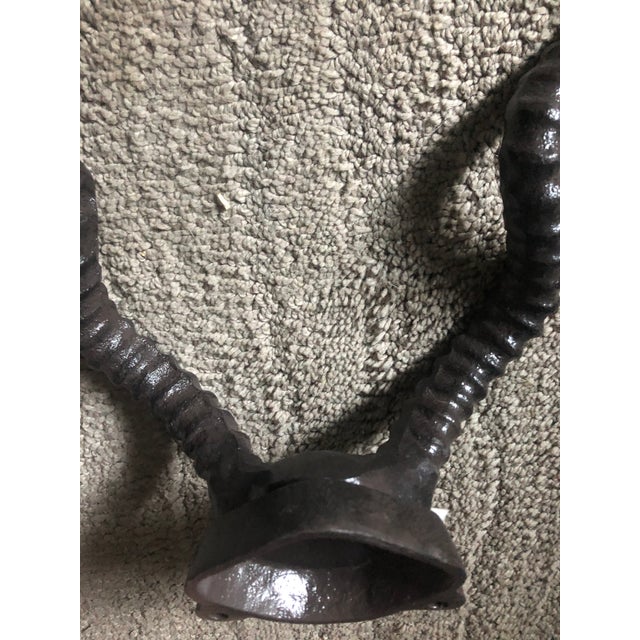 Cast Iron Animal Horns Wall Decor Chairish