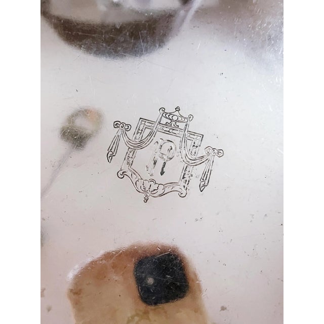 Silver Antique Silver Plated Serving Platter From the Hotel Pennsylvania Nyc For Sale - Image 8 of 9