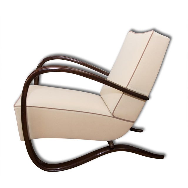H-269 Lounge Armchairs by Jindrich Halabala for UP Zavody, 1930s, Set of 2 For Sale - Image 6 of 13