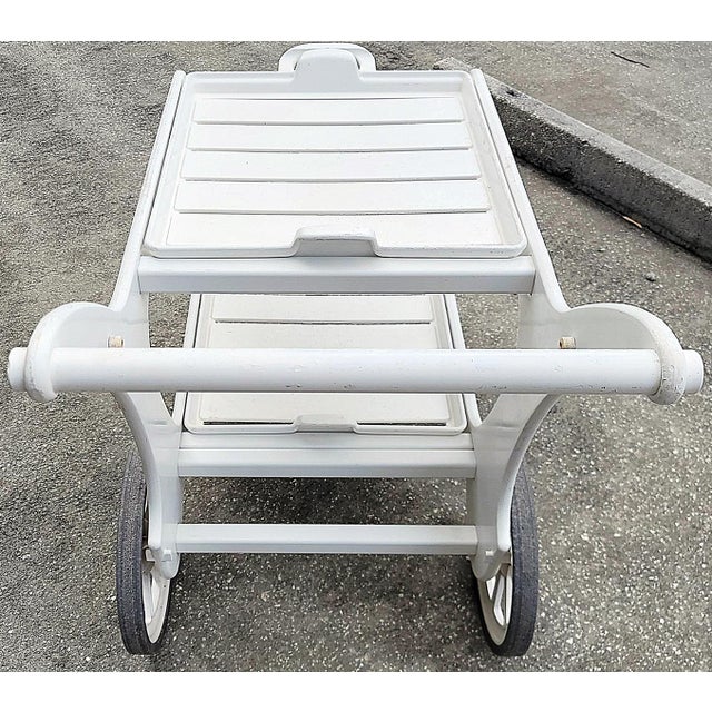 1980s French Bar Serving Cart Triconfort Riviera For Sale - Image 5 of 10