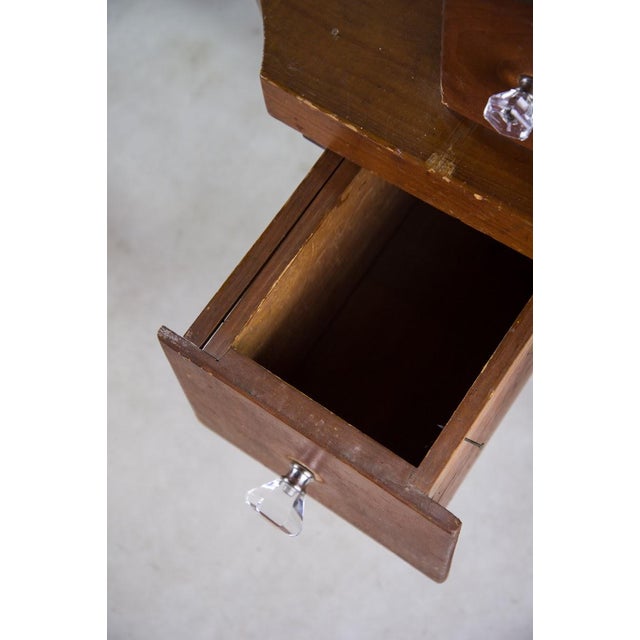 Vintage Walnut Cobblers Bench & Table Chairish