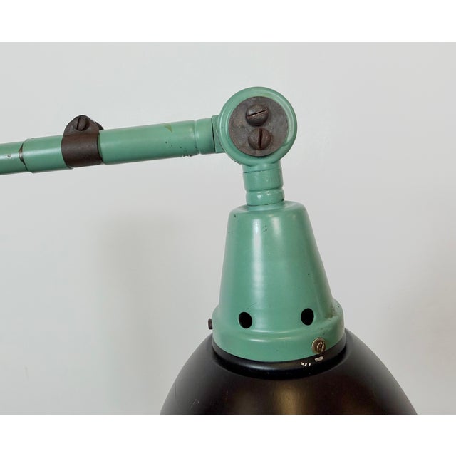 Green Industrial Workshop Desk Lamp by Curt Fischer for Midgard, 1950s For Sale - Image 17 of 18