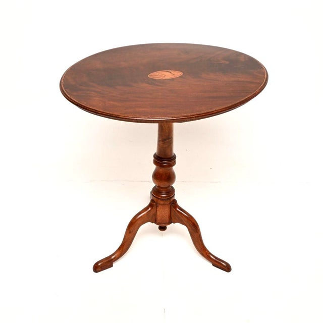 Antique Georgian Inlaid Side Table, 1790 For Sale - Image 4 of 10