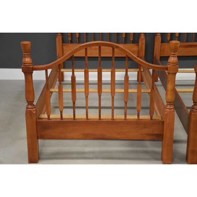 Vintage Maple Twin Beds - A Pair For Sale - Image 9 of 9