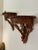 Antique Italian Rococo Revival Hand Carved Solid Wood Wall Shelves, a Pair For Sale - Image 12 of 12