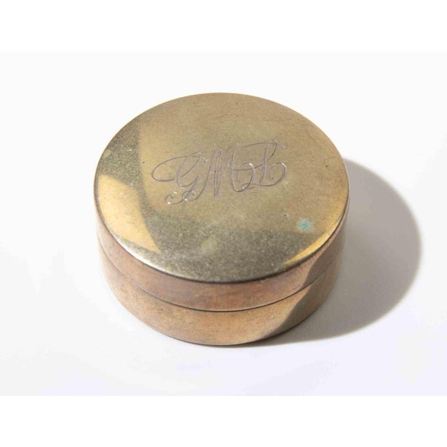 Italia Silver Round Box by C. Giardetti Firenze, 1960s For Sale - Image 4 of 5