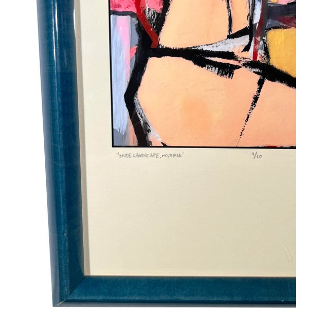 2020s Gestural Female "Nude Landscape, No. Three" Original Limited Edition Giclée Print For Sale - Image 5 of 7