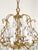 Antique Super Fussy Birdcage Gleaming Brass Cut Lead Glass Crystal Chandelier ~ Rewired ~ Restored ~ Rejuvenated ~ Ready to Hang ~ For Sale - Image 11 of 12