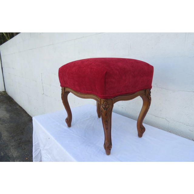 French Vintage 1960s Footstool Ottoman 6129 For Sale In Miami - Image 6 of 14