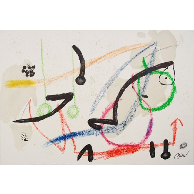 Joan Miró Maravillas with acrostic variations 7, 1975 Original lithograph on guarro paper signed in the plate Edition of...
