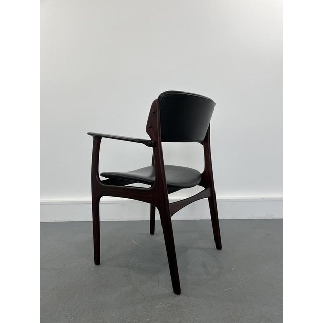 Rosewood Armchair by Erik Buch for O.D. Møbler, 1960s For Sale - Image 6 of 15