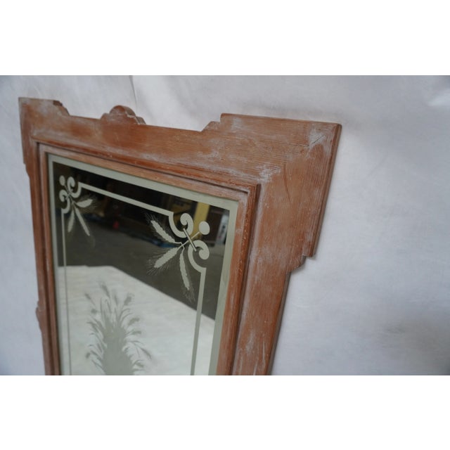 19th Century French Etched Glass Mirror From Melissa Levinson For Sale - Image 12 of 12
