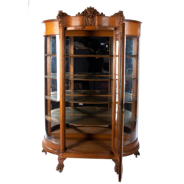 Wood Late 19th Century Horner Tiger Maple Cabinet For Sale - Image 7 of 13