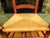 Textile 1920s Pair of Red Ladderback Chairs With Rush Seats For Sale - Image 7 of 18