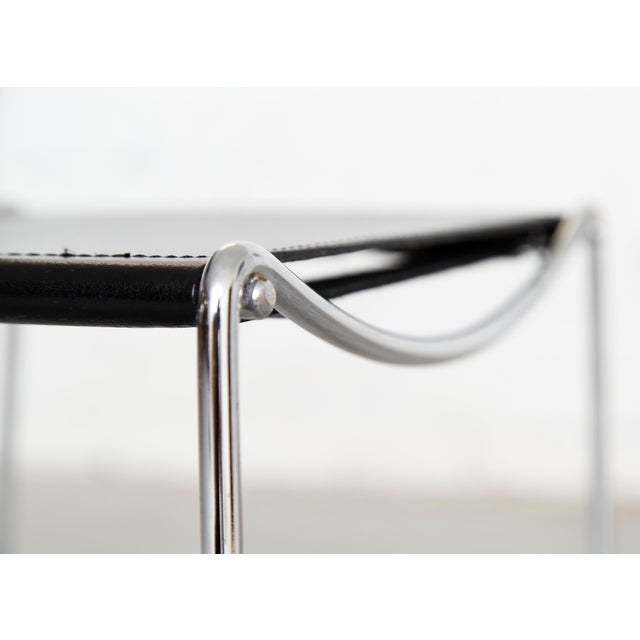 Black Leather Barstools by Giandomenico Belotti for Alias, 1980s, Set of 6 For Sale - Image 8 of 18