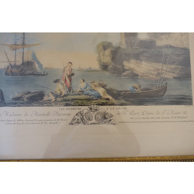 Le Gouaz, Landscape Composition, 1800s, Engravings, Framed, Set of 2 For Sale - Image 4 of 5