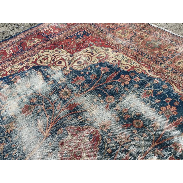 1930s Early 1960's Turkish Handmade Area Rug - 136" X 188" For Sale - Image 5 of 9