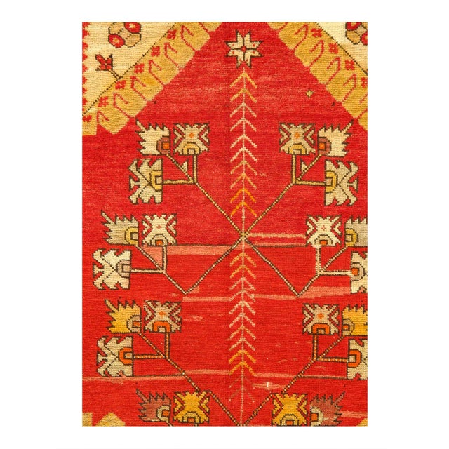 Traditional Antique Turkish Rug For Sale - Image 3 of 3