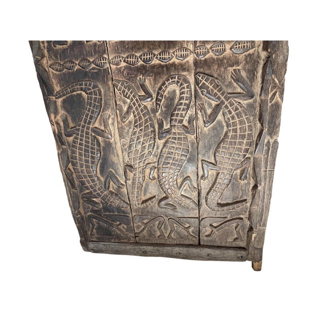 Vintage Dogon Granary Door With Mali African 75" H For Sale In New York - Image 6 of 13