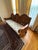 Traditional Thai Teakwood Hand Carved Sofa - Imported From Thailand For Sale - Image 3 of 4