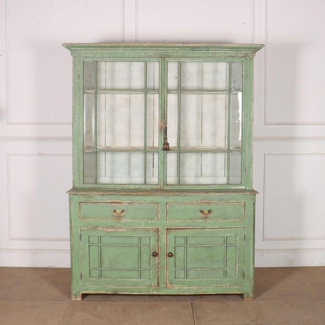 English West Country Glazed Kitchen Dresser For Sale - Image 12 of 12