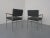 Vintage Square Tubular Tulipwood and Steel Armchairs, Germany, 1960s, Set of 2 For Sale - Image 9 of 15