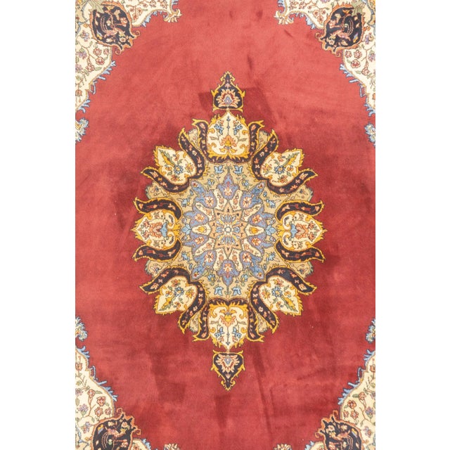 Turkish Vintage Turkish Wool Rug 7'8'' X 11'4'' For Sale - Image 3 of 12