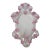 Italian 2000s Venetian Oval Pink Floreal Hand-Carving Mirror in Murano Glass Style For Sale