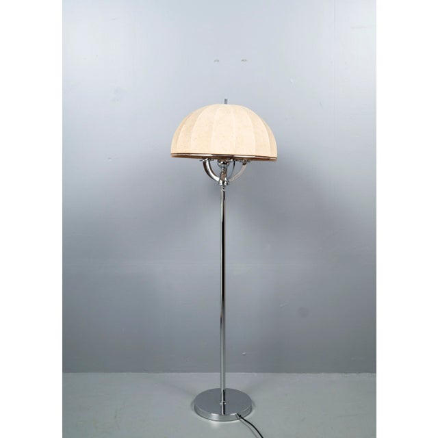 Floor Lamp With 5 Flame Chrome Arms, Germany, 1970s For Sale - Image 5 of 18