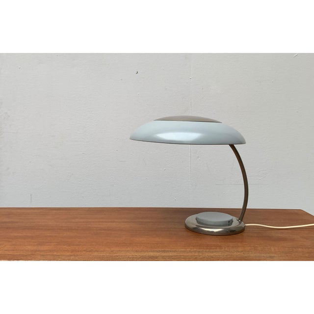 Metal Mid-Century GDR Table Lamps from VEB Leuchtenbau, Lengefeld, 1960s, Set of 2 For Sale - Image 7 of 18