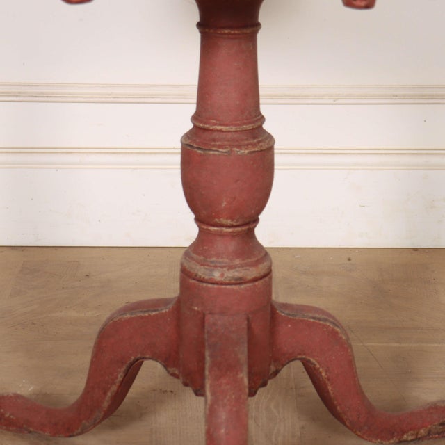 Wood English Oak Tripod Table For Sale - Image 7 of 9