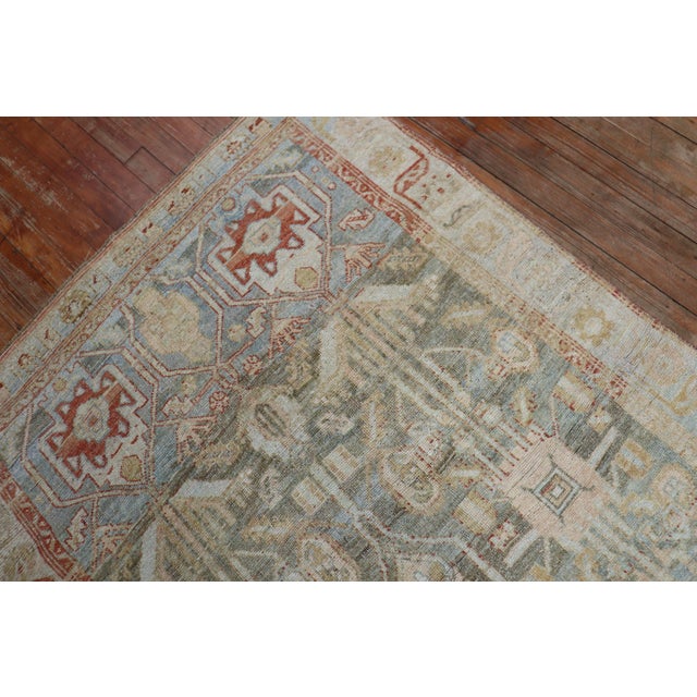 American Antique Zabihi Collection Persian Bidjar Carpet - 4' x 6'6" For Sale - Image 3 of 8