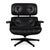 Lounge Chair Leather Armchair in Wood Black by Charles & Ray Eames for Vitra For Sale - Image 12 of 13