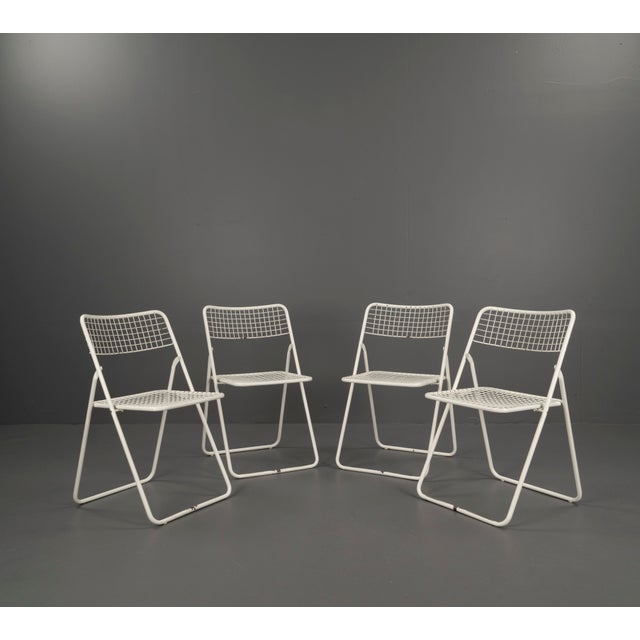 Vintage Ted Net Chairs by Niels Gammelgaard for Ikea, 1970s, Set of 4 For Sale - Image 9 of 18