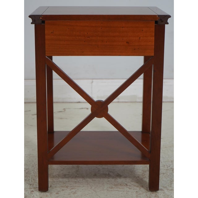Grange Cherry 1 Drawer Nightstand For Sale - Image 16 of 17