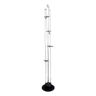 Vintage Italian Acrylic Glass Floor Lamp, 1980s For Sale