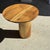 Side Table in Suar Wood with Circular Top and Column Base For Sale - Image 17 of 18