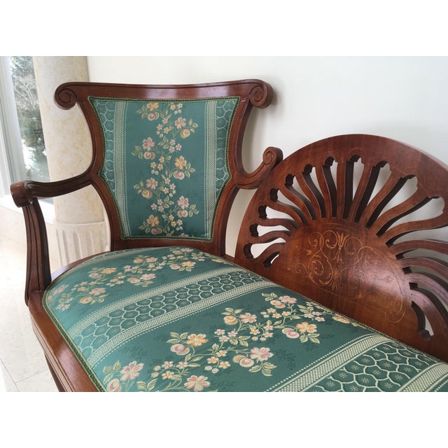 Late 20th Century Vintage French Settee For Sale - Image 4 of 13