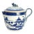 Antique Chinese Export Porcelain Canton Pattern Cider Jug With Lid For Sale