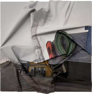Coney Island Park Textile Wall Object by Xomehko