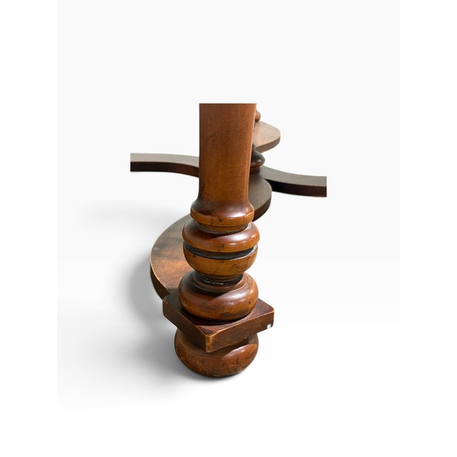 Wood Ralph Lauren Walnut Side Table For Sale - Image 7 of 8